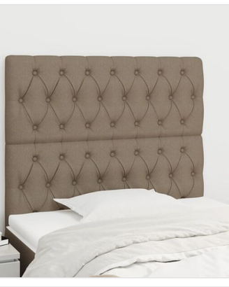 TESTIERA LETTO TORTORA 2pz