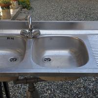 lavello 2 vasche inox