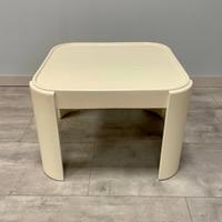 TAVOLINO TIPO KARTELL LEGNO LACCATO BIANCO SPACE