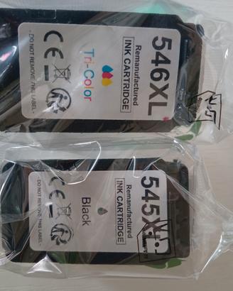 Cartucce compatibili Canon(nero+colore)545XL 546XL