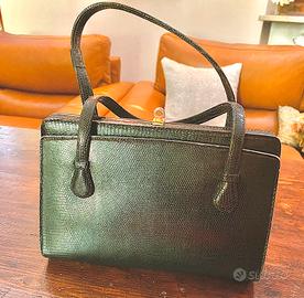 Borsetta Vintage in vera pelle di pitone