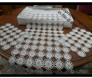 Coperta matr. nuova in filo di scozia sped. Grat.!