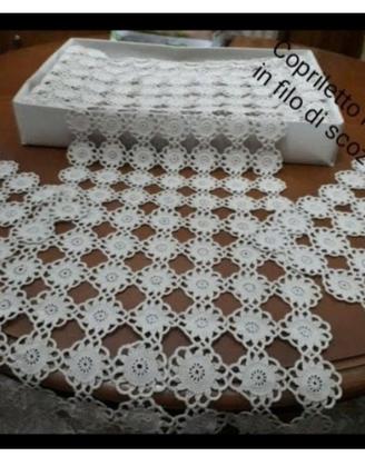 Coperta matr. nuova in filo di scozia sped. Grat.!