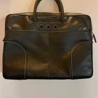 Borsa da lavoro Dunhill in pelle nera