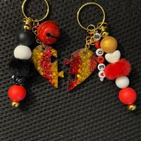 Portachiavi fatto a mano in resina