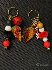 Portachiavi fatto a mano in resina