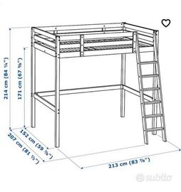 Letto a soppalco ikea