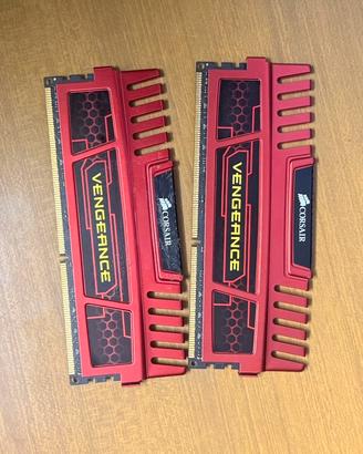 Kit RAM DDR3 8GB Corsair Vengeance Red 1866MHz CL9