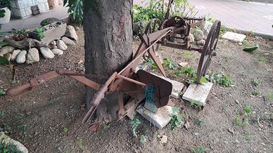 aratro anni '50 completo x arredo giardino