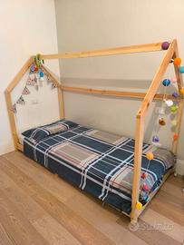 letto montessoriano a casetta