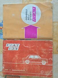 FIAT 128  LIBRETTI USO MANUTENZIONE E MANUALE UTEN