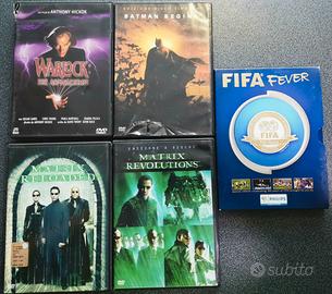 film dvd Matrix Reloaded Revolution Batman Begins 