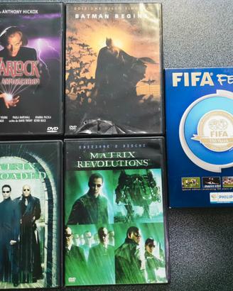 film dvd Matrix Reloaded Revolution Batman Begins