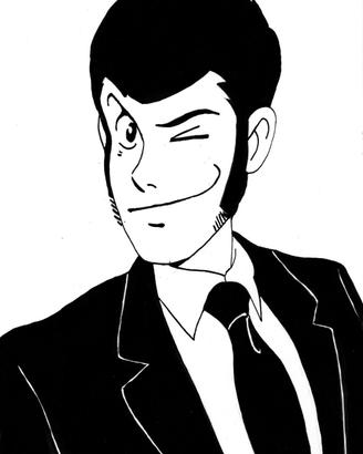 disegno a china lupin