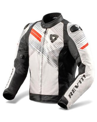 Giubbotto moto REV'IT mod. Apex TL Bianco/rosso