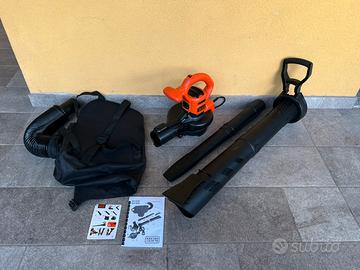 Soffiatore, aspiratore e trituratore a filo B&D