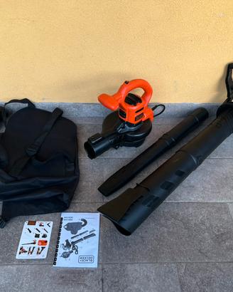 Soffiatore, aspiratore e trituratore a filo B&D