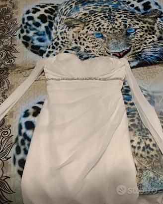 Vestito da sposa bianco taglia 40