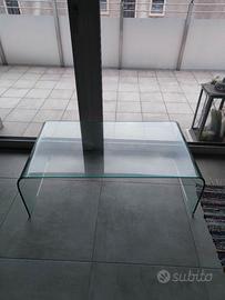 Tavolino in vetro temperato