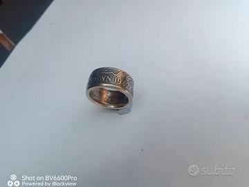 Anello da moneta 1/2 corona 1946 (Argento 500) Reg