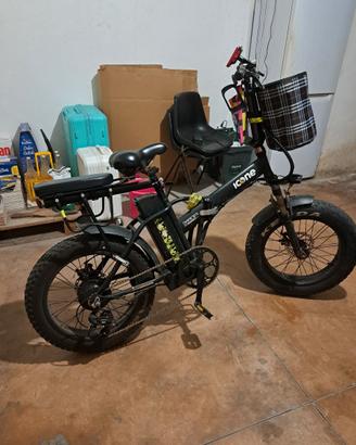 eBike ICONE Pedalata Assistita 250W