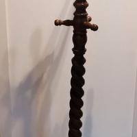 appendiabiti ad albero LEGNO H 190 cm anni '80