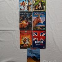 7 DVD originali con bollino SIAE. 