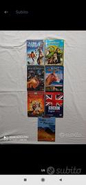 7 DVD originali con bollino SIAE. 