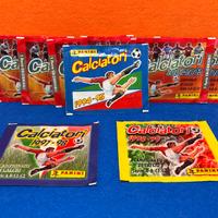 9 Bustine Calciatori Panini dal 1994 al 2002