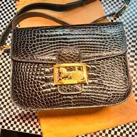 Céline borsa vintage in pelle coccodrillo