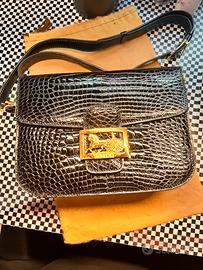 Céline borsa vintage in pelle coccodrillo