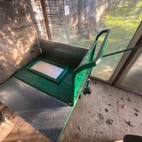 Carrello per motocoltivatore