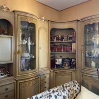 Mobile vetrinetta libreria in legno massiccio