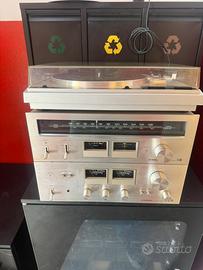 Stereo Pioneer amplificatore radio giradischi hifi