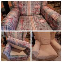 Poltrona con copripoltrona