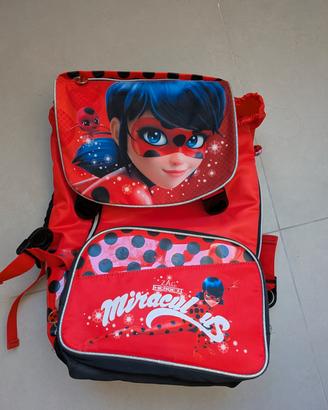 zaino scuola Miracolous ladybug 