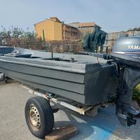 barca 4.30 + yamaha 15cv 4t