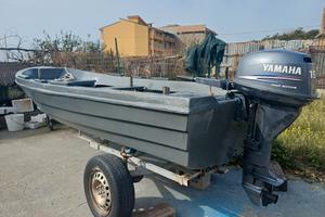 barca 4.30 + yamaha 15cv 4t