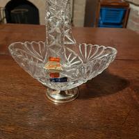 Cestino in argento e cristallo Anna Hutte