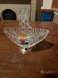 Cestino in argento e cristallo Anna Hutte