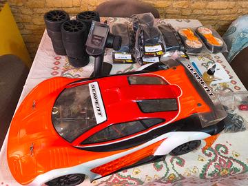 Serpent GTe 1/8 4wd rtr completa di tutto