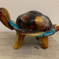 Scultura vetro di Murano tartaruga