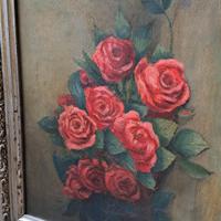 Dipinto olio su tela del 900 Fiori