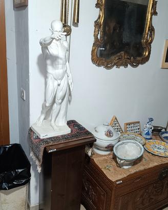 studio anatomico di un maschio scorticato 