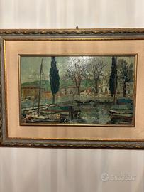 Quadro Zanella pittore Lago di Garda