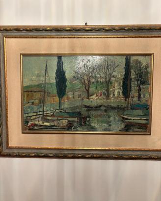 Quadro Zanella pittore Lago di Garda