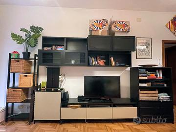 Parete attrezzata IKEA BESTA + Librerie 