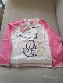 Maglia manica lunga Snoopy Peanuts nuova taglia 5