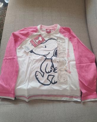 Maglia manica lunga Snoopy Peanuts nuova taglia 5