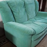 Divano 2 posti 184×78×88 in Alcantara, 